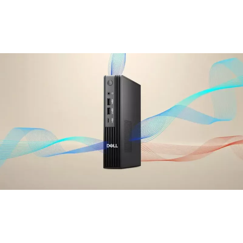 DELL Pro QBM1250 Plus Intel Core Ultra 7 265 16 GB DDR5-SDRAM 512 GB SSD Windows 11 Pro Micro PC -minitietokone musta