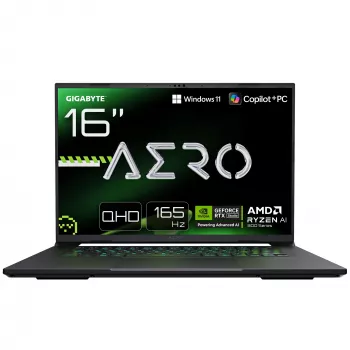 GIGABYTE AERO X16 2WHA3DEC65AP Copilot+ PC AMD Ryzen AI 9 HX 370 -kannettava tietokone 40,6 cm (16