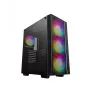PC-kotelo DeepCool MATREXX 55 MESH V4 C Midi Tower musta — ATX, karkaistu lasi, etumaski, USB-C