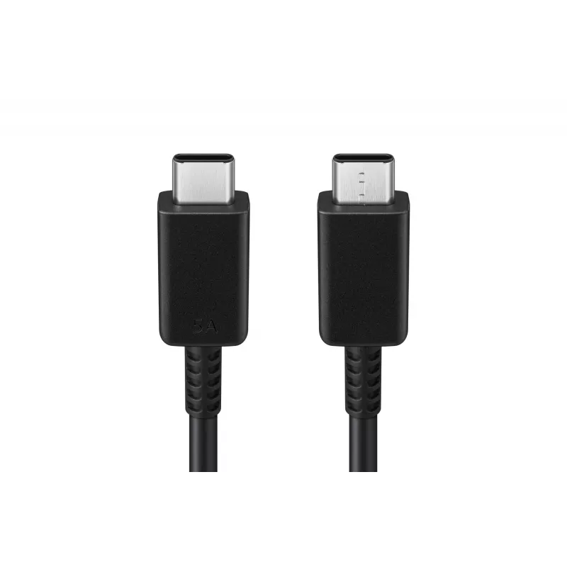 Samsung EP-DN975 - USB-kaapeli - USB-C (M) - USB-C (M) - USB 2.0 - 1 m - USB-virtalähde (5A, 100 W) - musta - malleihin Galaxy Note10, Note10+, Note1