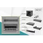 DIGITUS 10in verkkopaketti - 6HE-kaappi musta hylly PDU 8-porttinen kytkin CAT6 patch-paneeli