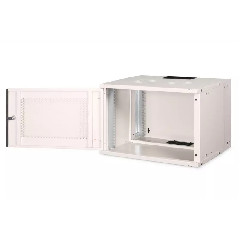 DIGITUS 19 inch 7U seinäkotelo - SOHO Pro rei'itetty ovi 370 x 540 x 400mm kokoamaton harmaa