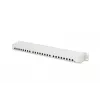 DIGITUS DN-91624S-EA 19 tuuman kytkentäpaneeli, CAT6A-luokka EA, suojattu, 24-porttinen RJ45, LSA, 1U, vaaleanharmaa RAL 7035