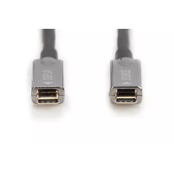 DIGITUS USB Type-C - USB Type-C AOC hybridi-kuitu-kaapeli 4K@60Hz USB 3.1 Gen 1, 20 m