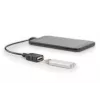 DIGITUS USB 2.0 -adapterikaapeli, OTG, Type Micro B - A M/F, 15 cm, USB 2.0 -yhteensopiva, kulmikas, musta