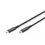 DIGITUS USB 4.0 liitäntäkaapeli Type-C - Type-C max. resoluutio 8K 30Hz PD3.0 40Gbit/s 1m