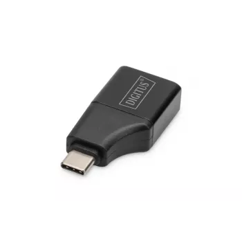 Digitus 4K USB-sovitin USB-C - HDMI-A musta alumiini