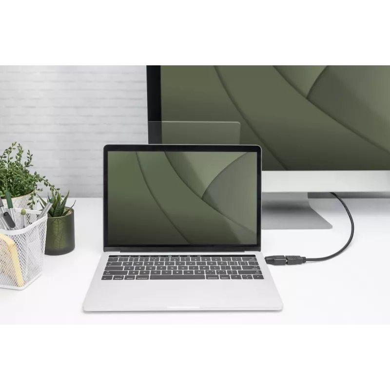 Digitus 4K USB-sovitin USB-C - HDMI-A musta alumiini