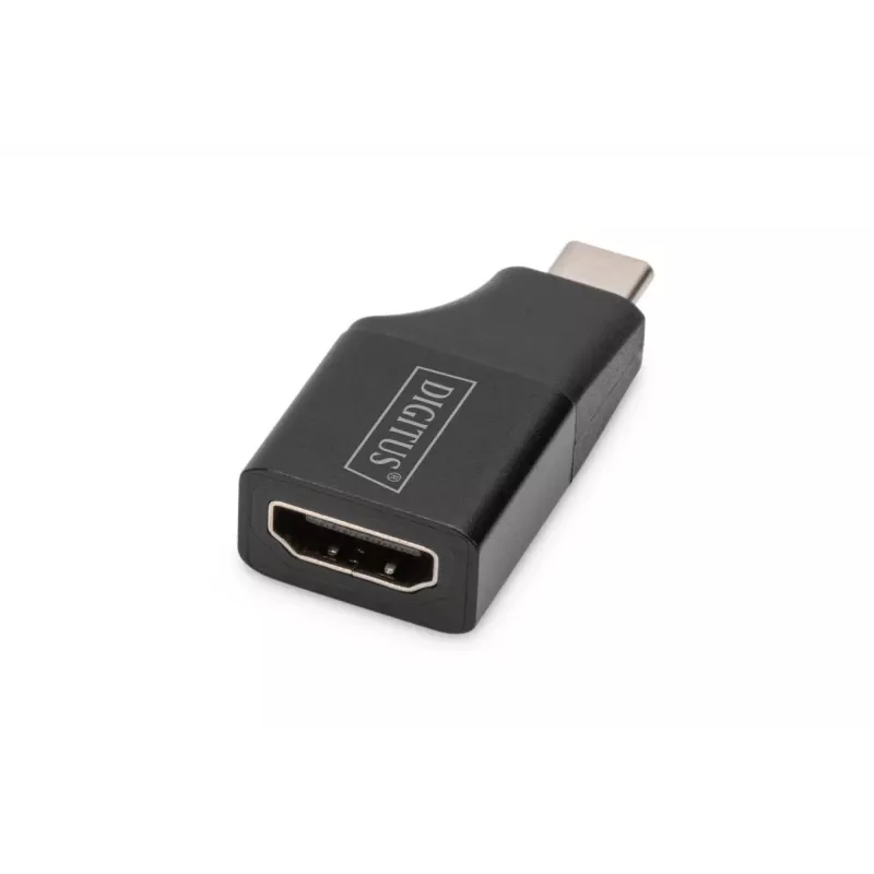 Digitus 4K USB-sovitin USB-C - HDMI-A musta alumiini