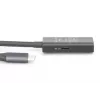 DIGITUS aktiivinen USB-C-jatkokaapeli – 5G USB 3.2 Gen1 USB-C – USB-A (uros/naaras) – 5 m
