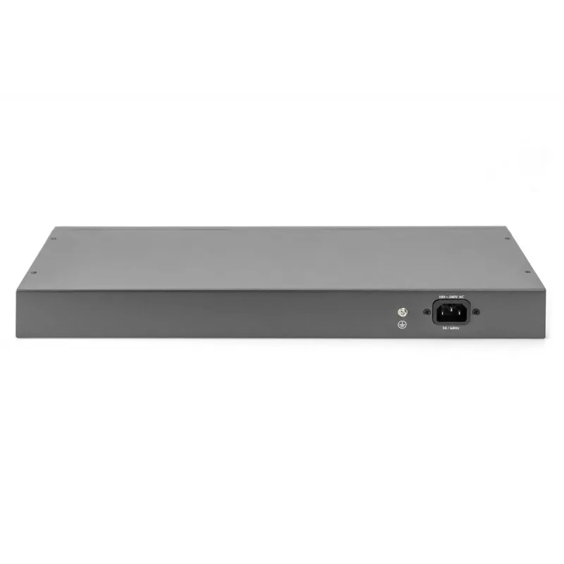 Digitus DN-95343 24-porttinen Fast Ethernet PoE-kytkin, 2x Gigabit Combo TP/SFP, 370 W