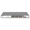 Digitus DN-95343 24-porttinen Fast Ethernet PoE-kytkin, 2x Gigabit Combo TP/SFP, 370 W