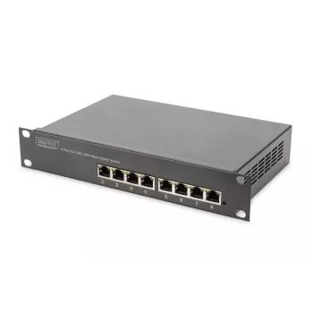 DIGITUS 8 portin Gigabit Ethernet -kytkin 10