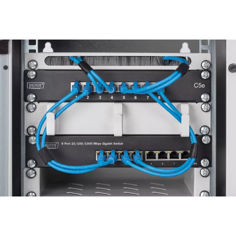 DIGITUS 8 portin Gigabit Ethernet -kytkin 10