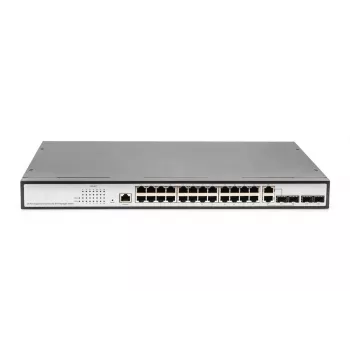 DIGITUS L2 hallittava Gigabit Ethernet -kytkin 24 porttia + 2 Combo- ja 2 SFP-uplink-porttia