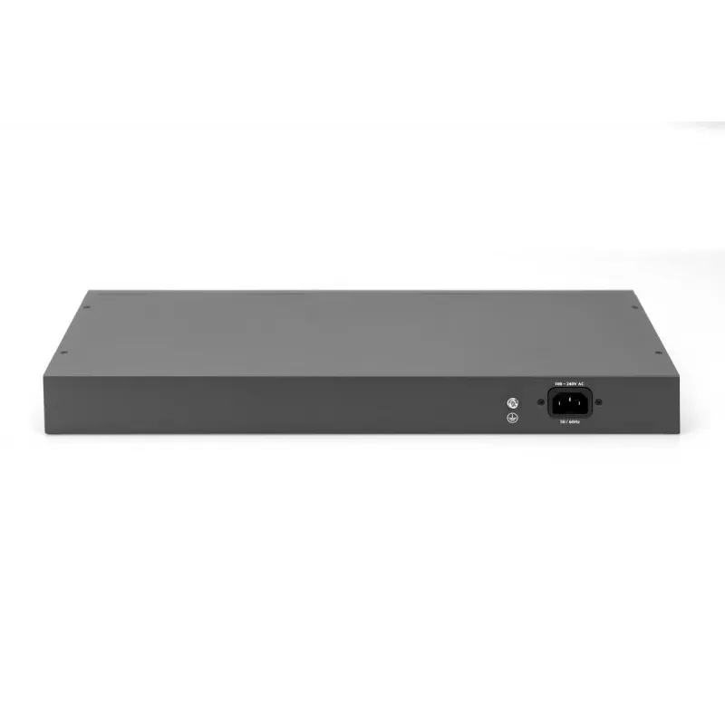 DIGITUS Fast Ethernet PoE -kytkin 16 porttia PoE + 2 Combo. 250 W PoE-budjetti