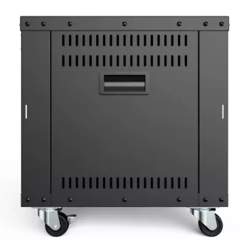 DIGITUS 8U AVS-räkki 420x507x460 mm kierteitetyt reiät rullat musta