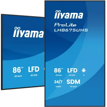 Digitaalinen mainosnäyttö iiyama 86