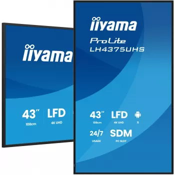 iiyama LH4375UHS-B2AG Signage-näyttö digitaalinen mainosnäyttö litteä näyttö 108 cm (42,5