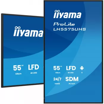 iiyama LH5575UHS-B2AG Signage-näyttö digitaalinen mainosnäyttö litteä näyttö 138,7 cm (54,6