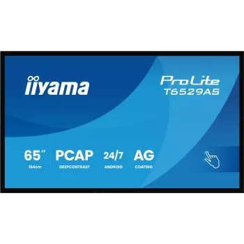 iiyama T6529AS-B1AG Signage-näyttö kiosk-malli 163,8 cm (64,5