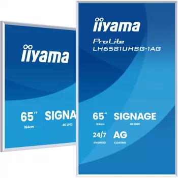 iiyama LH6581UHSG-1AG Signage-näyttö digitaalinen litteä näyttö 163,8 cm (64,5