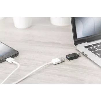 DIGITUS USB Type-C -adapteri, Type-C - A SuperSpeed, musta