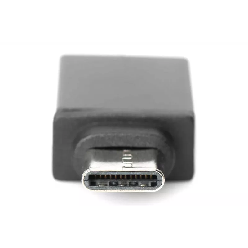 DIGITUS USB Type-C -adapteri, Type-C - A SuperSpeed, musta