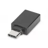 DIGITUS USB Type-C -adapteri, Type-C - A SuperSpeed, musta