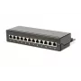 Kytkentäpaneeli Digitus Desktop CAT 6A Class EA suojattu musta