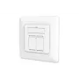 DIGITUS CAT6A Class EA verkkorasia, suojattu 2x RJ45, LSA, puhtaanvalkoinen, uppoasennus, 8 suuntaa