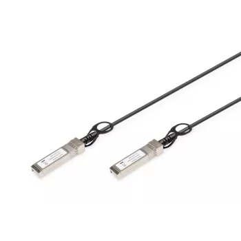 DIGITUS SFP+ 10G DAC -kaapeli 1m, AWG 30 Cisco, Ubiquiti, Allied Telesis, Allnet, D-Link, Edimax, Intellinet, KTI Networks