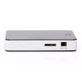 DIGITUS USB-keskitin 4-porttia USB 3.0 ulkoinen musta pianolakka