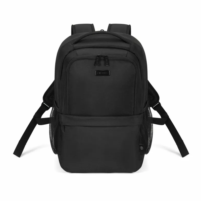 DICOTA Eco Core - 13-14,1 inch kannettavan tietokoneen reppu - musta / 300d 100 % kierrätettyä PET-polyesteria