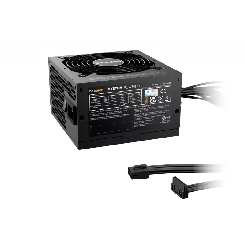 be quiet System Power 11 450W virtalähde 20+4 Pin ATX ATX musta