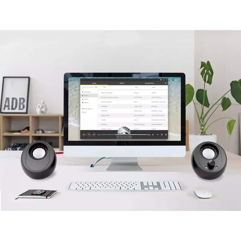 Conceptronic BJORN 2.0-kanavainen tietokonekaiutin Bluetoothilla, 10 W