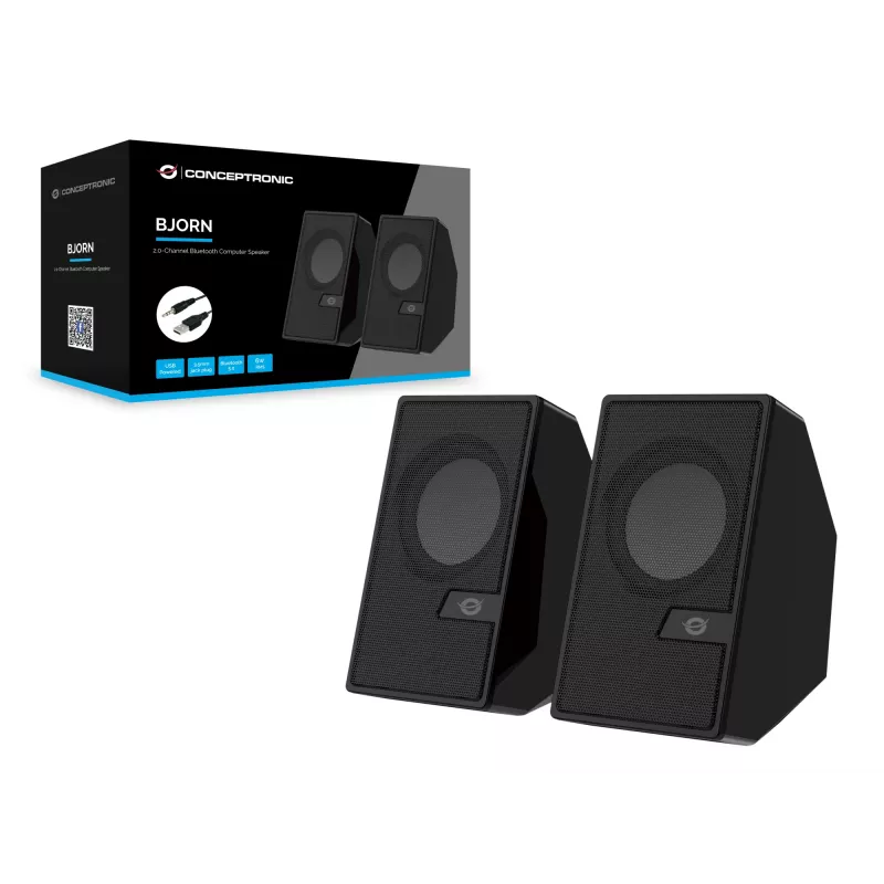 Conceptronic BJORN 2.0-kanavainen tietokonekaiutin Bluetoothilla, 6 W