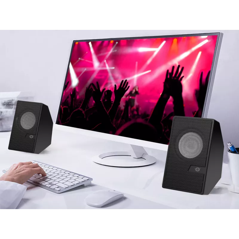 Conceptronic BJORN 2.0-kanavainen tietokonekaiutin Bluetoothilla, 6 W