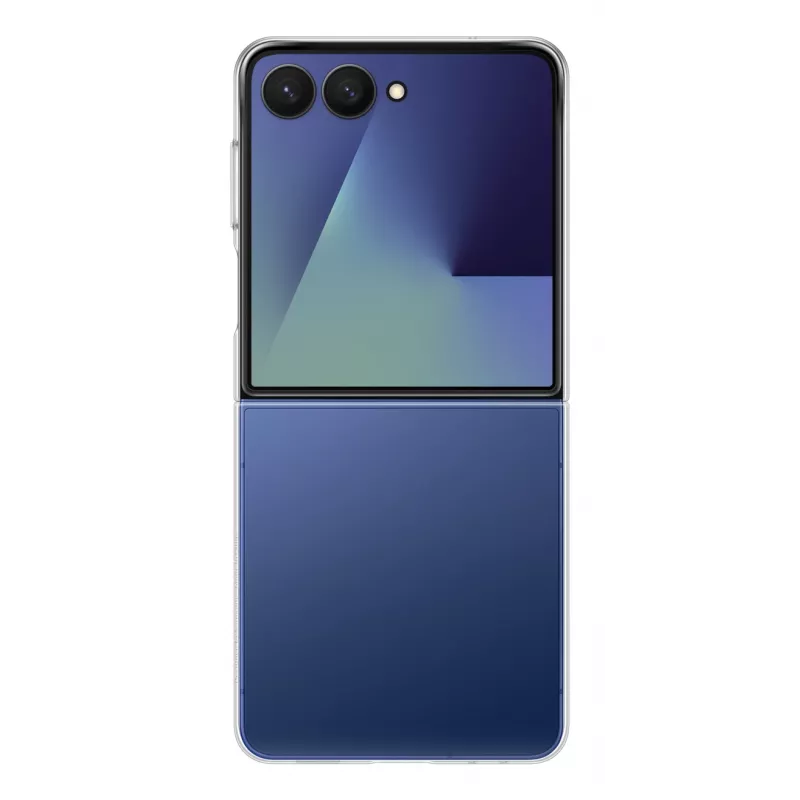 Samsung Clear Case Galaxy Z Flip7 -suojakotelo, läpinäkyvä, 17,5 cm (6,9