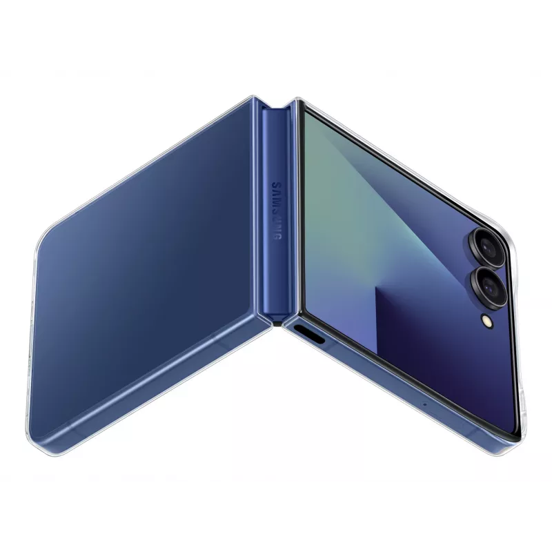 Samsung Clear Case Galaxy Z Flip7 -suojakotelo, läpinäkyvä, 17,5 cm (6,9