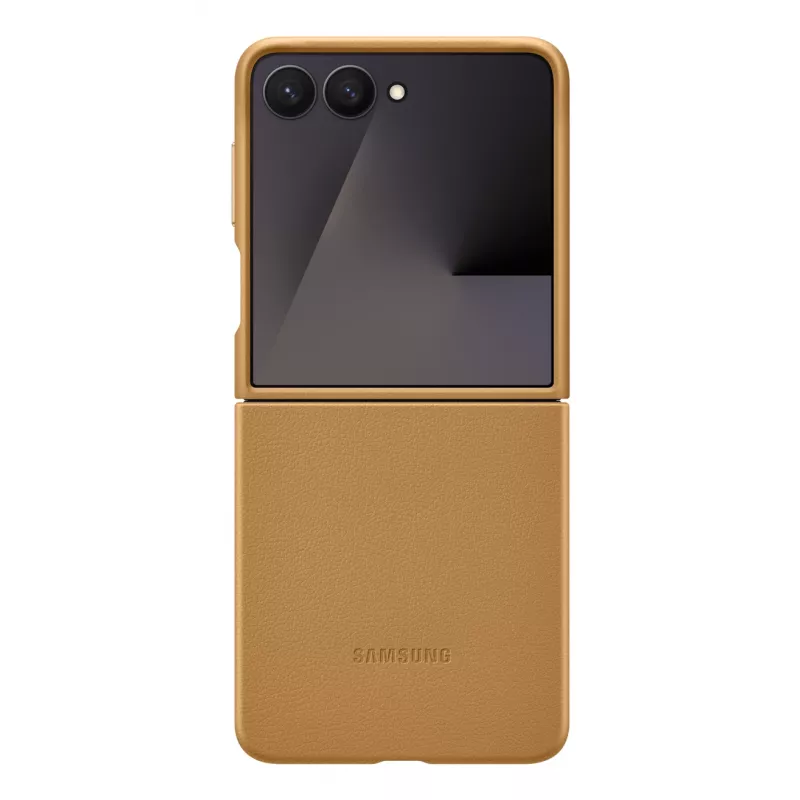 Suojakotelo Flip-Cover Samsung Flip7 Kindsuit EF-VF766PAEGWW Galaxy Z Flip7 -puhelimelle – camel