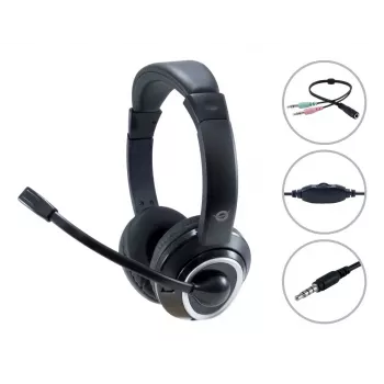 Conceptronic POLONA02BA kuuloke/headset johdollinen panta peli musta