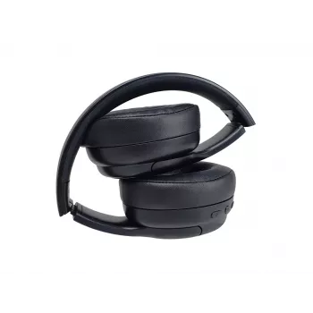 Conceptronic Bluetooth-stereokuulokemikrofoni, johdollinen ja johdoton, 20–20 000 Hz, puhelut/musiikki, 198,5 g, kuulokemikrofoni, musta