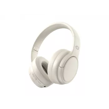 Conceptronic PARRIS03C Bluetooth-stereokuulokemikrofoni, johdollinen ja johdoton, musiikki, 20–20 000 Hz, 198,5 g, kuulokemikrofoni, kerma