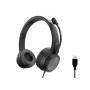 Conceptronic POLONA05B stereokuulokemikrofoni USB-liitännällä ja kohinanvaimennusmikrofonilla