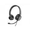 Conceptronic POLONA05B stereokuulokemikrofoni USB-liitännällä ja kohinanvaimennusmikrofonilla