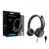 Conceptronic POLONA05B stereokuulokemikrofoni USB-liitännällä ja kohinanvaimennusmikrofonilla