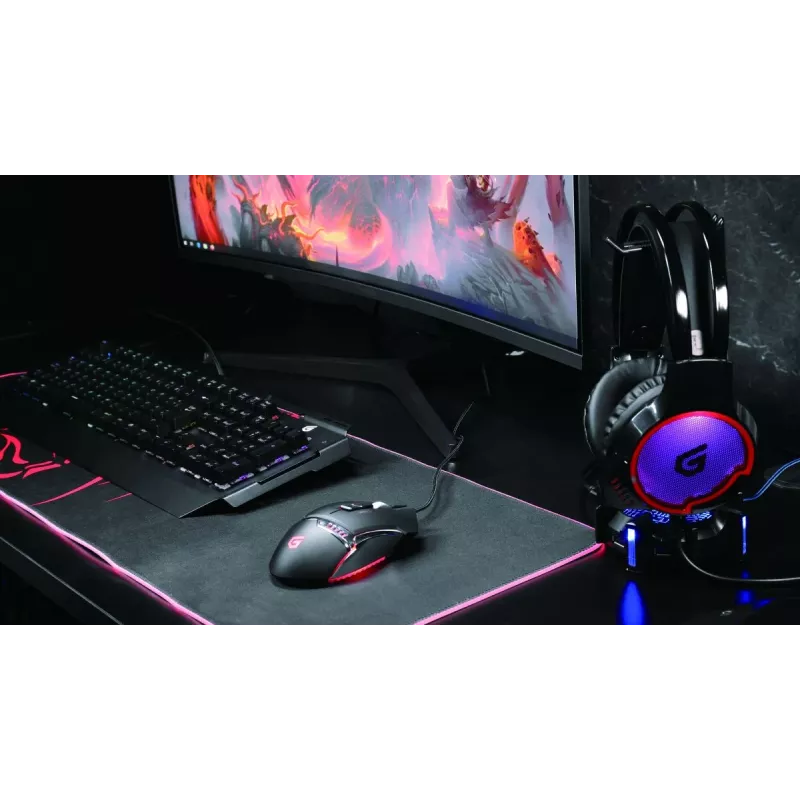 Conceptronic DJEBBEL 8, pelihiiri USB, 8 ohjelmoitavaa painiketta, 4000 DPI