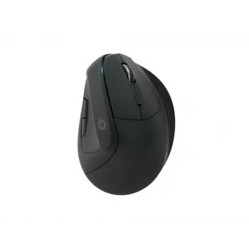 Conceptronic LORCAN ERGO 6 painikkeen ergonominen Bluetooth-hiiri, oikeakätinen, pystysuunnittelu, optinen, Bluetooth, 1600 DPI, musta
