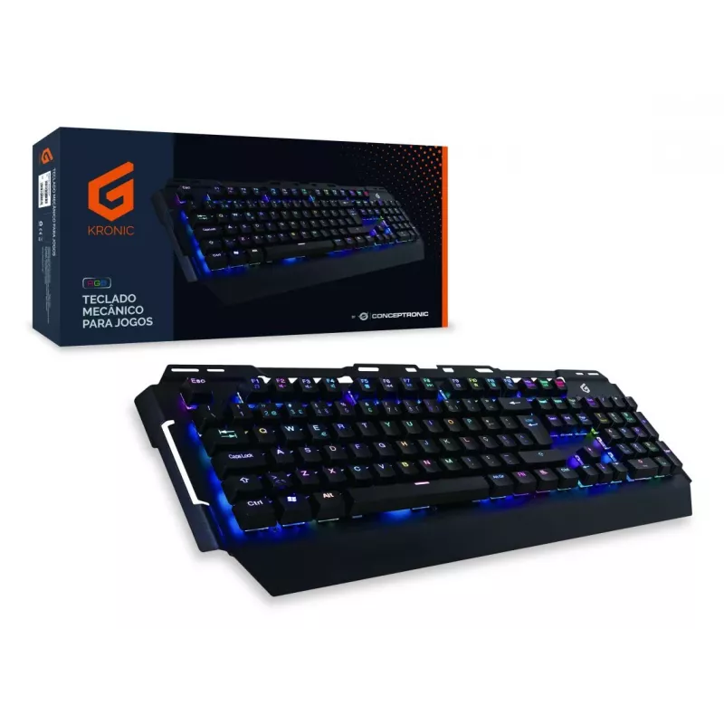 Conceptronic KRONIC mekaaninen pelinäppäimistö, RGB, portugalilainen asettelu